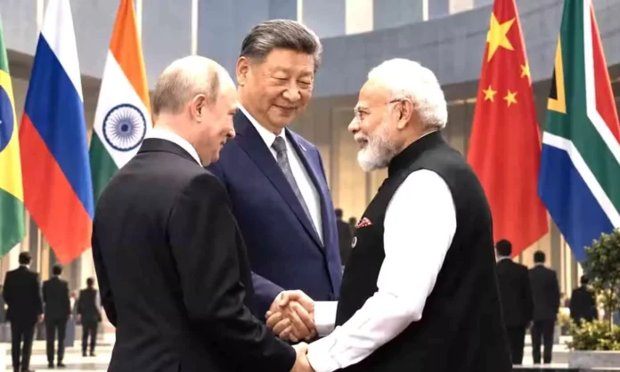 BRICS Summit: ব্রিকস সম্মেলনে মোদি ও জিনপিংয়ের বৈঠক