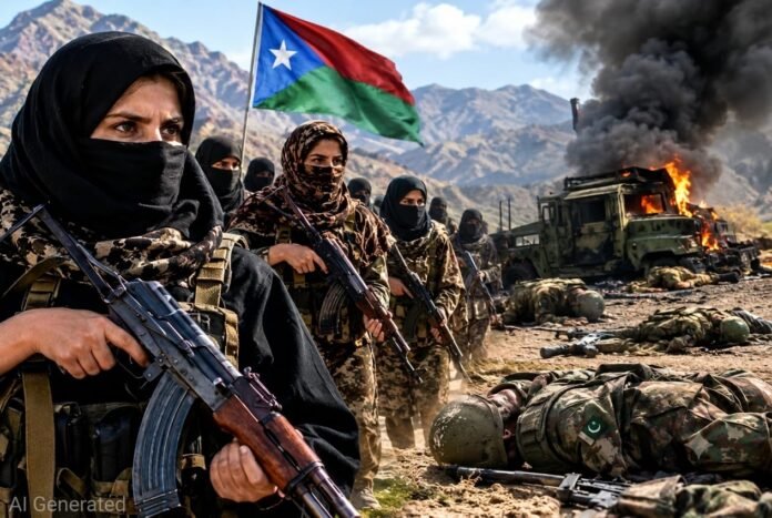 Balochistan Liberation Front: বালোচিস্তানে পাক সেনার ওপর বালোচ লিবারেশন ফ্রন্টের মহিলা ব্রিগেডের ভয়াবহ হামলা