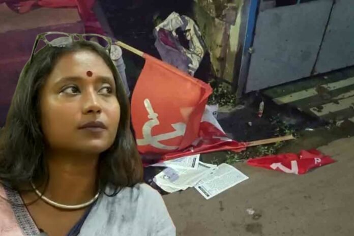 Dipsita Dhar: বালিতে সিপিএম পার্টি অফিসে হামলা, ক্ষুব্ধ দীপ্সিতা ধর