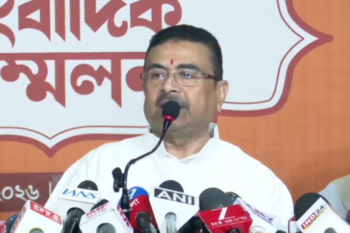 Suvendu Adhikari: সল্টলেকে সাংবাদিক বৈঠকে মুখ্যমন্ত্রী শুভেন্দু অধিকারী