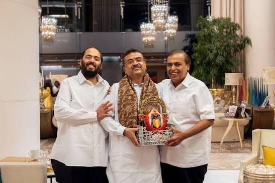 Suvendu Adhikari: অ্যান্টিলিয়ায় মুকেশ আম্বানির সঙ্গে বৈঠকে মুখ্যমন্ত্রী শুভেন্দু অধিকারী