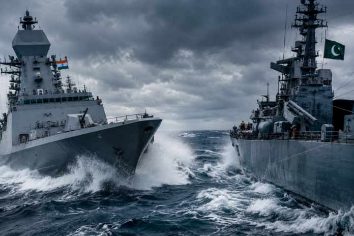 Indian Warship: আরব সাগরে ভারতীয় যুদ্ধজাহাজের সঙ্গে পাক নৌসেনার জাহাজের সংঘর্ষ