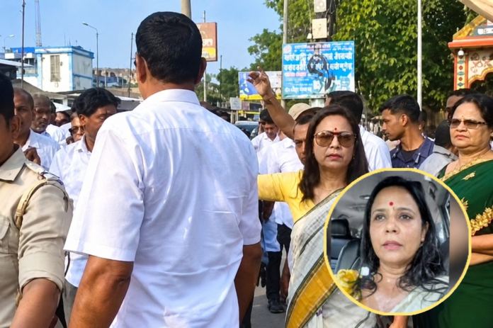 Mahua Moitra: তেহট্টে বিক্ষোভের মুখে মহুয়া মৈত্র
