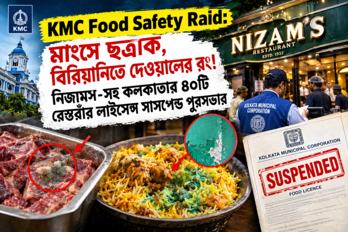 KMC Food Safety Raid: খাদ্য সুরক্ষার নিয়ম ভাঙায় কলকাতার ৪০টি রেস্তরাঁর লাইসেন্স সাসপেন্ড করল পুরসভা