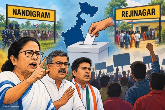 West Bengal Bypoll Update: নন্দীগ্রাম ও রিজিনগর উপনির্বাচনে ভোট লুঠের অভিযোগ তুলে একযোগে পুনর্নির্বাচনের দাবি করল কংগ্রেস, মমতা ও ঋতব্রত শিবির