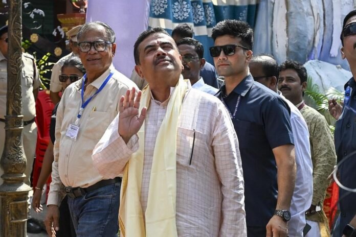 Suvendu Adhikari inaugurating Haldia Petrochemicals plant