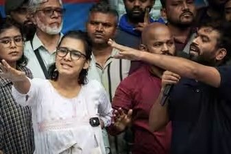 Abhijeet Dipke presser chaos: সাংবাদিক বৈঠকে সিজেপি প্রধান অভিজিৎ দীপকে ও নেহা বোরা