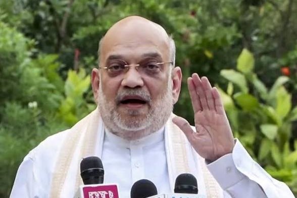 Amit Shah Kolkata visit: কেন্দ্রীয় স্বরাষ্ট্রমন্ত্রী অমিত শাহের ফাইল ছবি ও পুজো মণ্ডপ